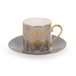 Royal Collection Shop Acanthus Grey Coffee Cup And Saucer Online