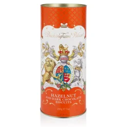 Royal Collection Shop Buckingham Palace Hazelnut And Chocolate Chip Biscuit Tube Online