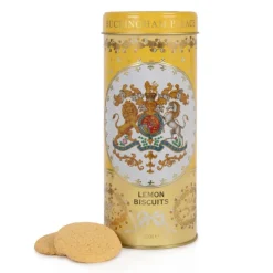 Royal Collection Shop Buckingham Palace Lemon Shortbread Biscuit Tin Sale