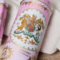 Royal Collection Shop Buckingham Palace Strawberry And Clotted Cream Shortbread Biscuit Tin Hot