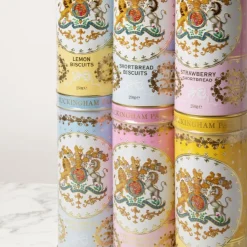 Royal Collection Shop Buckingham Palace Strawberry And Clotted Cream Shortbread Biscuit Tin Hot