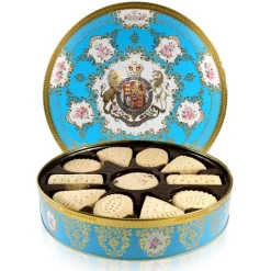 Royal Collection Shop Coat Of Arms Shortbread Biscuit Tin New