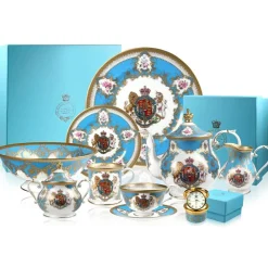 Royal Collection Shop Coat Of Arms Sugar Bowl New