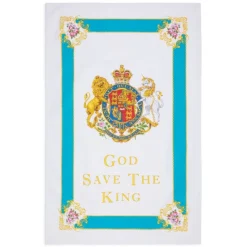 Royal Collection Shop Coat Of Arms Tea Towel Outlet