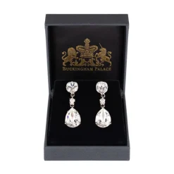 Royal Collection Shop Coronation Crystal Earrings Clearance