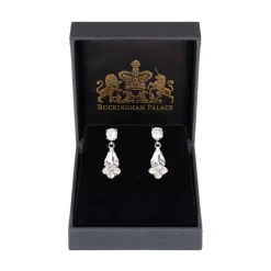 Royal Collection Shop Crystal Decagon Earrings Discount