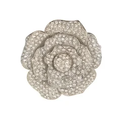 Royal Collection Shop Crystal Rose Brooch Hot