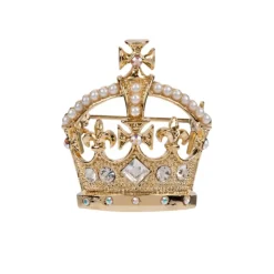 Royal Collection Shop Gold Crown Brooch Best