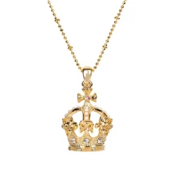 Royal Collection Shop Gold Crown Necklace Best