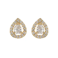 Royal Collection Shop Gold Teardrop Earrings Clearance
