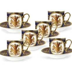 Royal Collection Shop Lustre Cobalt Coffee Cup And Saucer Set Best