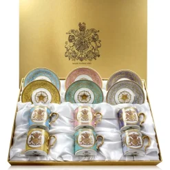 Royal Collection Shop Lustre Pastel Coffee Cup And Saucer Set Sale