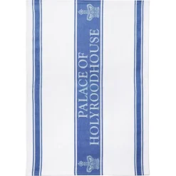 Royal Collection Shop Palace Of Holyroodhouse Blue Waffle Tea Towel Fashion
