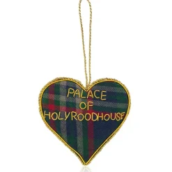 Royal Collection Shop Palace Of Holyroodhouse Tartan Heart Decoration Clearance