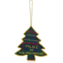 Royal Collection Shop Palace Of Holyroodhouse Tartan Christmas Tree Decoration New