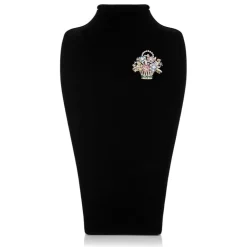 Royal Collection Shop Pastel Flower Basket Brooch Sale