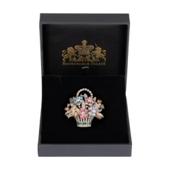 Royal Collection Shop Pastel Flower Basket Brooch Sale