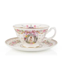 Royal Collection Shop Queen Elizabeth Ii Commemorative Teacup And Saucer Clearance