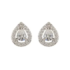 Royal Collection Shop Silver Teardrop Earrings Discount