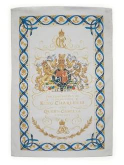 Royal Collection Shop The Coronation Tea Towel Hot