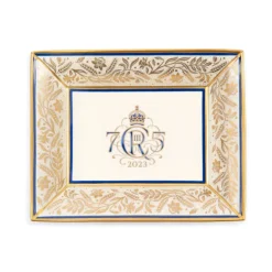 Royal Collection Shop The King'S 75Th Birthday Limited Edition Navy Tray Discount