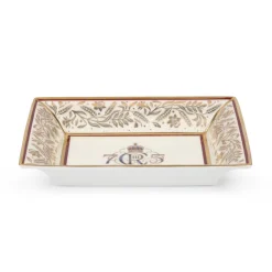 Royal Collection Shop The King'S 75Th Birthday Limited Edition Red Tray New