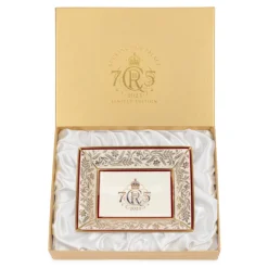Royal Collection Shop The King'S 75Th Birthday Limited Edition Red Tray New
