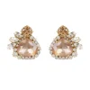 Royal Collection Shop Vicki Sarge Pink Stud Earrings Fashion