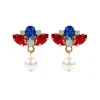 Royal Collection Shop Vicki Sarge Red, White And Blue Small Drop Earrings Discount