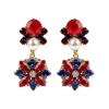 Royal Collection Shop Vicki Sarge Red, White And Blue Large Drop Earrings Online