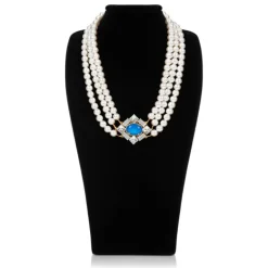 Royal Collection Shop Vicki Sarge Triple Strand Pearl Necklace Best