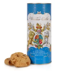 Royal Collection Shop Windsor Castle Salted Caramel And Chocolate Biscuit Tube New