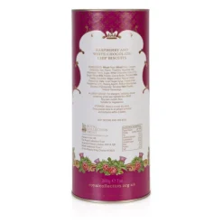 Royal Collection Shop Windsor Castle White Chocolate And Raspberry Biscuit Tube Clearance